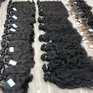 Paquetes de cabello humano virgen sin procesar 100% cabello humano vietnamita Color negro natural 8 "a 32" Extensiones de cabello - Product Image 5