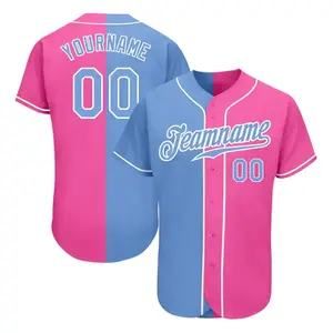 Aangepaste Honkbal Jersey Naam Print Oem Gesublimeerd Kopen Polyester Sublimaat Goedkope Honkbal Truien Custom Blank Jersey Honkbal