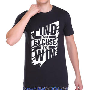 T-shirts sur mesure pour hommes Tops à col rond de haute qualité avec toutes les tailles Stock de tissu tricoté à séchage rapide de couleur unie - Product Image 6