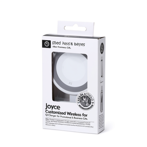 Caricabatterie Wireless Personalizzato Joyce per Qi, per Regali Promozionali e Aziendali - Product Image 2