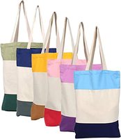 Personnalisable Formes Spéciales Toile Coton Sac Pliable Fourre-Tout Stockage Sacs À Provisions Portable Réutilisable Lavable PU Matériel Sac
