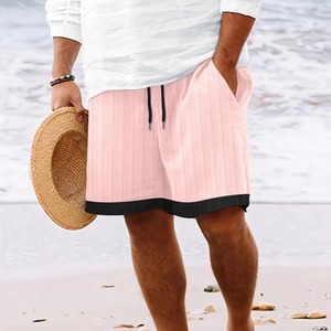 New Men's Sports Shorts Fast Slow Run Breathable Quick-Dry Mesh Waterproof <b>Elastic</b> Waist Gym Fitness Solid Color Casual - Product Image 1