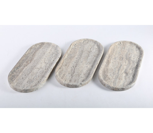 Lujosa y duradera bandeja de mármol antiguo bandeja decorativa para el hogar tienda decoración restaurante bandeja para servir - Product Image 1