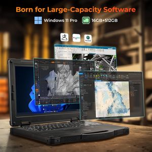 5.6 "robusto Computer portatile finestre 11 Pro, i5-1135G7 Intel, 16GB + 512GB, pesante Laptop, wi-fi 6, 4G LTE robusto Computer portatile - Product Image 2