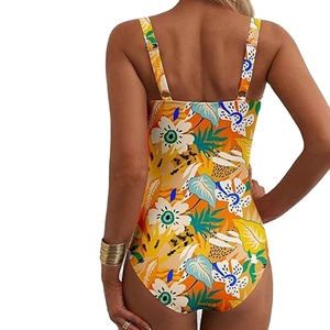 Traje de baño de una pieza para mujer, Monokini Sexy con Push-Up, traje de baño ajustado, traje de baño para playa, ropa de verano - Product Image 4