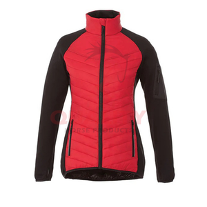 Manteau d'équitation élégant pour femmes créé avec des panneaux extensibles coque de contrôle de l'humidité fermeture sécurisée coutures renforcées vêtements équestres - Product Image 2