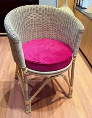 Silla de jardín de madera con hojas de palma Dool Ideal en el jardín Patio y balcón Dool Garden Chair - Product Image 2