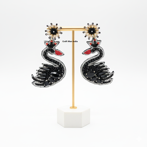 ต่างหูลูกปัดหลากสีสัน ของขวัญสำหรับฤดูร้อนและชายหาด เครื่องประดับทำมือ ต่างหูลูกปัดรูปหยดน้ำ สไตล์โบฮีเมียน ต่างหูห้อยสำหรับผู้หญิง - Product Image 4