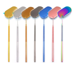 Miroir de cils réutilisable avec logo personnalisé, miroir de maquillage pour vérifier les outils d'extension de cils, kits d'extension de cils pour le bricolage - Product Image 2