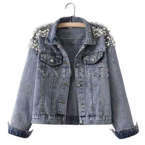 Chaqueta de diamantes de imitación de moda transpirable con estilo ligero Calidad superior Venta de diamantes de imitación de moda para mujer - Product Image 1