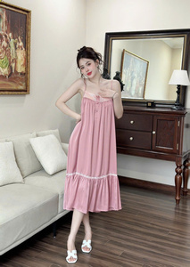 [COSTURA DE FÁBRICA] 2017 2025 Pijamas de mujer 100% Tela de algodón para ayudar al usuario a sentirse cómodo en todas las actividades - Product Image 5