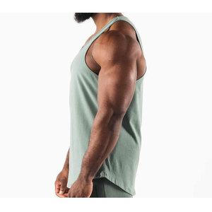 Custom Sleeveless <b>Gym</b> Tank Top <b>Mens</b> Fitness Bodybuilding Moisture Wicking <b>Vest</b> Spandex Muscle Stringer Stylish Printed Back - Product Image 6