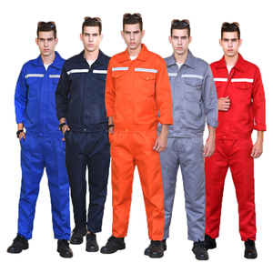 Overol de Alta Visibilidad Resistente a las Llamas, de Algodón/Nomex, para la Industria del Petróleo y Gas, Ropa de Trabajo de Seguridad Reflectante para Trabajadores de la Construcción, Antiestática - Product Image 6