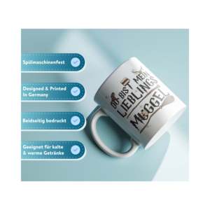 Tu es mon Muggle préféré - Tasse en céramique 3D - Capacité 330 ml - Design peint à la main - Sublimation personnalisée - Cadeau original - Product Image 5