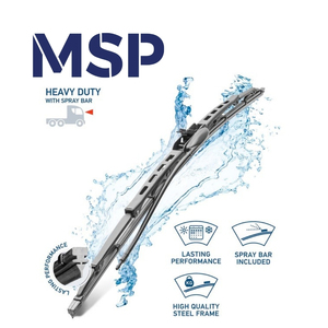 9XW206480841 - Escobilla Limpiaparabrisas de Alta Resistencia - HD70B - con Boquilla de Pulverización Preensamblada - 28" - 700mm - Ambos Lados - Repuestos para Camiones - MSP - Product Image 4