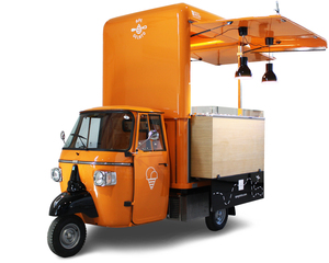 Tricycle Électrique pour Restauration Mobile, Chariot de Traiteur à Trois Roues, Résistant à la Rouille, Garantie 5 Ans, Café, Pizza, Tacos, Glaces, Snacks - Product Image 4