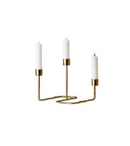 Candélabre en métal fait à la main, finition dorée, décoratif d'intérieur, écologique, durable, pour anniversaire, Noël, Pâques, éclairage domestique - Product Image 1