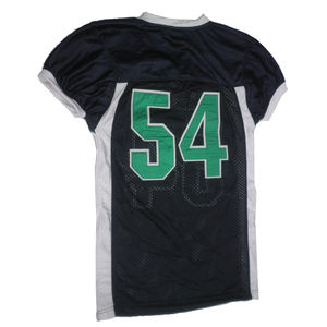 Maillot de football américain personnalisé pour hommes adultes, court, 100% polyester, respirant, à séchage rapide, chemises, hauts, broderie, numéros, patchs - Product Image 2