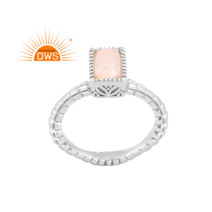 Best Quality Fine Sterling <b>Silver</b> Natural Ethiopian <b>Opal</b> Gemstone Statement <b>Ring</b> Custom Jewelry Manufacturer - Product Image 1