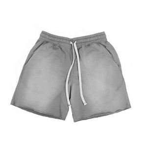กางเกงขาสั้นผู้ชายกีฬาเฮฟวี่เวทของผู้ชายกางเกงขาสั้นสีจางลงแดดใส่วิ่งจ๊อกกิ้งวินเทจ - Product Image 5