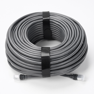 สายอีเธอร์เน็ต Cat6 หัวต่อ RJ45 แบบมีชีลด์ ความเร็วสูง 2000Mbps กันน้ำ สีเทา ดีไซน์แบบม้วน สำหรับจาน Starlink Gen 3 - Product Image 3