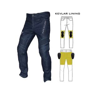 Pantalones de moto textiles para uso profesional en carretera con tela resistente y armadura de nivel 1 CE - Product Image 1