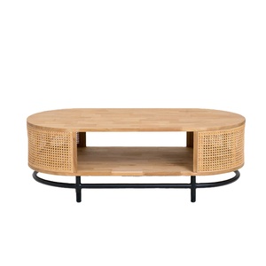 Gabinete de madera decorativo de ratán de alta calidad, muebles de sala de estar de madera dura, mesa de TV, mesa de gabinete duradera - Product Image 2