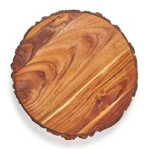 Kitchenware Wood Chopping Board Juice Groove New Design <b>Shape</b> Dishwasher Safe Lightweight Cutting Board for Food Preparation - Product Image 5