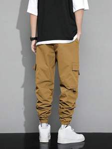 Pantalones Cargo de estilo nuevo para hombre, estilo de seis bolsillos, calidad fina, impermeable, patrón sólido, logotipo personalizable, el mejor Material, pantalones de chándal - Product Image 2