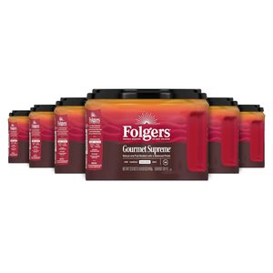 Café molido Folgers Gourmet Suprem, tostado medio-oscuro, 22.6 oz. Envase (Paquete de 6) - Product Image 4