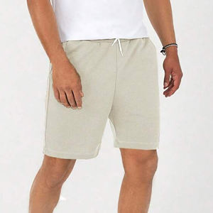 Venta al por mayor 100% algodón pantalones cortos para hombre más tamaño largo personalizado 3D puff impreso Logotipo de peso pesado con bolsillos laterales para hombre Jogger - Product Image 5