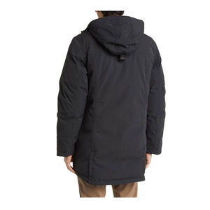 Veste parka longue pour homme, mode d'hiver, logo personnalisé, extérieur chaud, rembourrage en coton, capuche coupe-vent, réversible, col montant - Product Image 6