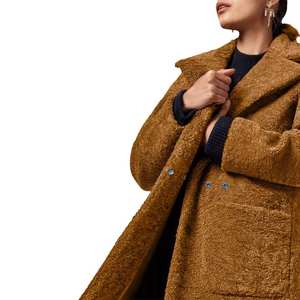 Manteaux allongés boutonnés en molleton de coton personnalisés OEM pour les femmes Respirant Meilleure vente en gros Fabrication pakistanaise - Product Image 6