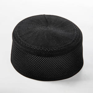 Men's <b>Summer</b> Ethnic Hat Versatile <b>Flat</b> Top with Breathable Mesh Cross-Border Dropshipping - Product Image 1