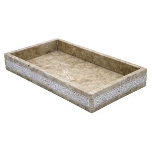 Plateau de service en bois de forme personnalisée Plateau de service fait main au design antique Plat de service en bois de taille personnalisée à bas prix - Product Image 1