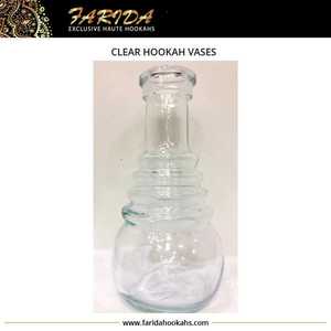 Offre Spéciale Luxe Shisha Narguilé Base En Verre Vase Clair Motif Décoratif Bouteille En Verre Semi-Fini avec Laque Techniques - Product Image 3