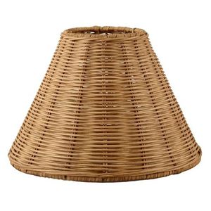 Coastal and Minimalist Design Handcrafted Rattan <b>Bamboo</b> Lampshade Chinese Style for Boho-Vibe Living Room and Bedroom <b>Lighting</b> - Product Image 1