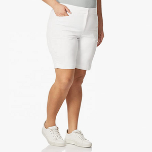 Offre Spéciale Short taille haute pour femmes Short respirant décontracté personnalisé de grande taille avec fermeture à la taille élastique et poches pour femmes - Product Image 1