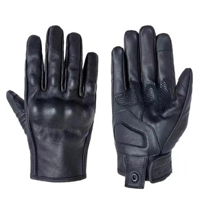 Guantes de motocicleta de materiales personalizados para hombres y mujeres con logotipo y diseño personalizados Guante de moto de carreras con rango bajo - Product Image 1