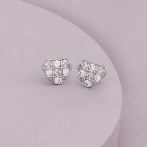 Boucles d'oreilles tendance religieuses 192876 à motif géométrique, coupe princesse, en alliage de zinc, acier inoxydable et laiton, pour cadeau de fête - Product Image 4