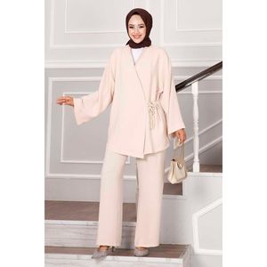 Aerobin Hijab à nouer sur le côté 2 pièces set stone - Product Image 1