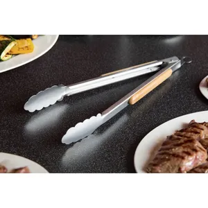 Pinces à barbecue écologiques Tongo en RPET, gadgets de cuisine verts pour la cuisson en plein air - Product Image 2