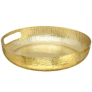 Bandeja de metal de diseño Bandeja de servicio de metal de tamaño y forma de aluminio vintage personalizada - Product Image 6