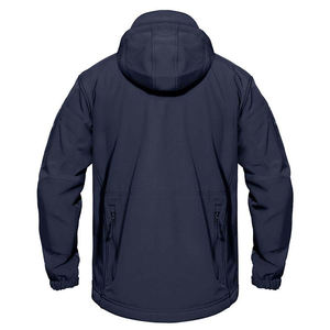 เสื้อแจ็คเก็ตผู้ชายแบบขายส่ง กันน้ำ สไตล์ลำลอง เรียบง่าย ผ้า softshell ขายดีที่สุด เสื้อแจ็คเก็ต softshell สำหรับกิจกรรมกลางแจ้ง - Product Image 5