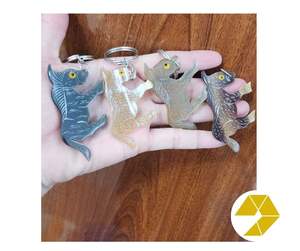 Authentic Handcrafted Horn <b>Keychain</b> Unique Birthday Souvenir Gift In-Stock Vietnam Premium Natural Horn <b>Keychain</b> Exquisite - Product Image 1