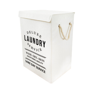 Hua Cheng Laundry Storage <b>Box</b> Non Woven Fabric Foldable With Handle For Bathroom Modern Design - Product Image 1