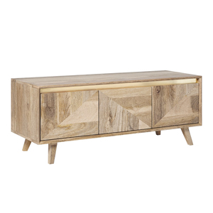 Karlsson-Soporte de TV o mesa de diseño moderno, mueble minimalista de madera de teca para sala de estar - Product Image 3