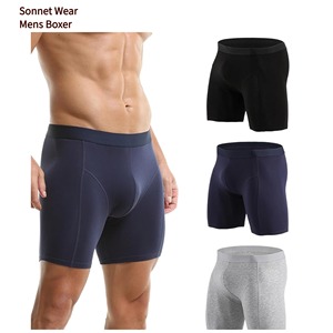 Calzoncillos Deportivos de Algodón de Alta Calidad con Logotipo Personalizado para Hombre - Product Image 1