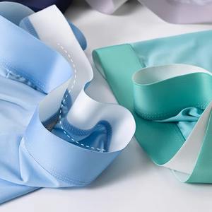 2025 nuevos Calzoncillos bóxer de tiro medio para hombre 95% algodón sin costuras transpirable antibacteriano estampado diseño liso de punto - Product Image 3