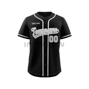 Maillot de baseball adulte imprimé en 3D en gros, respirant, séchage rapide, col en V, polyester, vêtements de sport, tenue de softball - Product Image 1